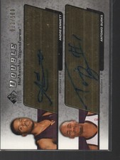 ANDRE EMMETT/ANTONIO BURKS 2004-05 SP SIGNATURES DOUBLE DUAL AUTO #AS2-AA/100