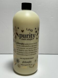 Philosophy Purity Made Simple One Step Facial Cleanser Limited Edition 32 OZ New
