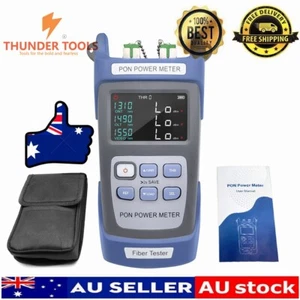 Thunder Tools Handheld PON Power Meter Optical Fiber Tester Network Ten - Picture 1 of 12