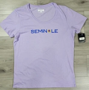 Seminole Golf Club T-Shirt Women's XL Lavender Short Sleeve Super Premium - Picture 1 of 5