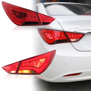 Smoked LED Tail lights For Hyundai Sonata 2011 2012 2013 2014 LED DRL Rear Lamps - Bild 1 von 16