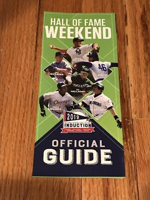 2019 MLB Hall Of Fame HOF Baseball Cooperstown Induction Program Mariano Rivera - Image 1 of 4