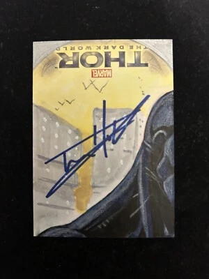 TOM HOLLAND Signed *WITNESSED by JSA!* SPIDERMAN sketchcard auto UPPER DECK 1/1! - Image 1 of 3