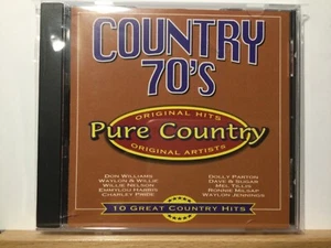 Country 70's: Pure Country (CD, 1996) Willie - Dolly - Waylon - Emmylou & More - Picture 1 of 2