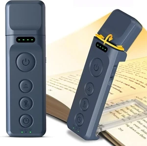Bookmark Style Book Light, Reading Light with Sleep Aid & Timer, 5 Brightness & - Picture 1 of 6