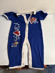 Body pagliaccetto basket I Love Kansas Jayhawks neonato (3/6M) - Foto 1 di 4