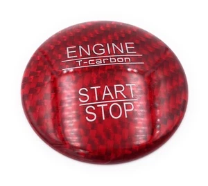 Fiberglass Start Stop Knopf Button Cover für div. Mercedes Benz & AMG C E A rot - Bild 1 von 4