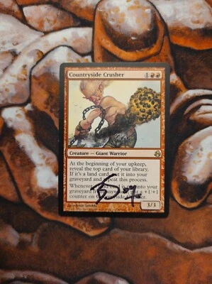 *ARTIST PROOF* Countryside Crusher Brian Snoddy Signed Magic the Gathering - Image 1 of 2