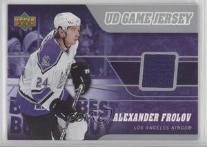 2006-07 Upper Deck UD Game Jersey Alex Frolov #J-AF