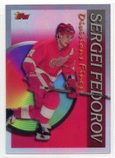 1994-95 Topps Hockey Divisions Finest - #13 - Sergei Fedorov - Detroit Red Wings