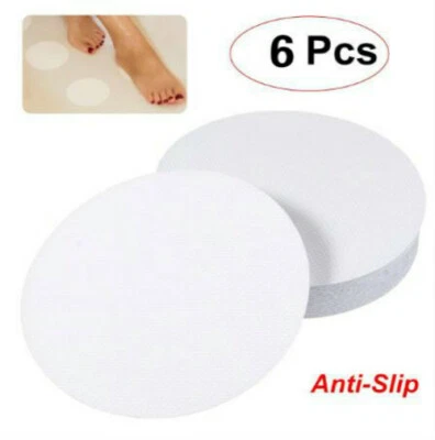 6 PIEZAS Peldaños de Seguridad Antideslizantes Apliques Pegatinas Tiras Bañera Ducha Escalera Alfombra Foto 1 de 4