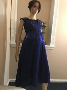 New Elegant Shimmery Top Maternity Formal Evening Dress - S