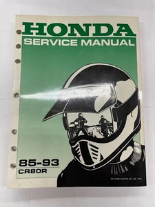 OEM 1985-1993 HONDA CR80R SHOP MANUAL DEALER SERVICE MANUAL 61GC410 - Picture 1 of 15