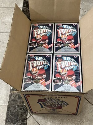 1991 Upper Deck Football 36 Pack Box Factory Sealed Case Fresh Brett Favre RC - Image 1 of 4