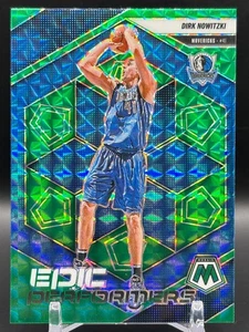 2024-25 Mosaic Dirk Nowitzki Epic Performers Green Prizm #18 Mavericks - Bild 1 von 2