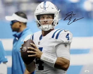 Sam Ehlinger Signged Autographed Indianapolis Colts Closeup 16x20 Photo JSA - Picture 1 of 1