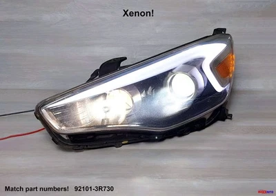 Conjunto de faros del lado del conductor izquierdo kia cadenza hid xenón 2014-2016 92101-3r730 Foto 1 de 4