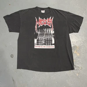 Vintage 90s Master Chicago Death Metal Shirt 2XL - Picture 1 of 6