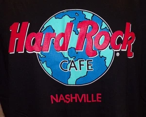 CAMISETA EXTRA GRANDE VINTAGE NUEVA SIN ETIQUETAS AÑOS 90 HARD ROCK CAFÉ NASHVILLE XL EE. UU. - Imagen 1 de 4