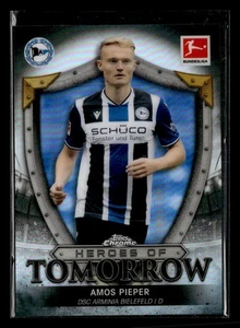 2021-22 Topps Chrome Bundesliga Amos Pieper #HT-AP Heroes of Tomorrow - Picture 1 of 2