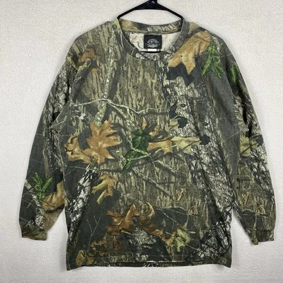 Vintage Mossy Oak Long Sleeve Shirt Men’s L Break Up Camo Hunting Streetwear - Image 1 of 4