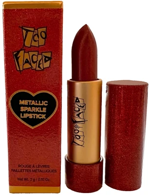 LÁPIZ LABIAL TOO FACE 20º ANIVERSARIO BRILLO METÁLICO DEMASIADO CALIENTE .1 OZ Talla Completa Foto 1 de 3
