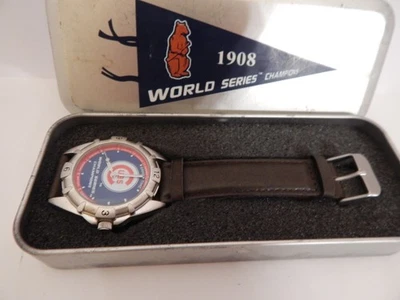 Game Time Watch Chicago Cubs World Series 1908   Needs Battery  - Image 1 of 4