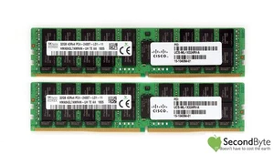 SK Hynix 64GB (2 X 32GB) 4DRx4 PC4-2400T DDR4 Server Ram Memory HMA84GL7AMR4N-UH - Picture 1 of 1