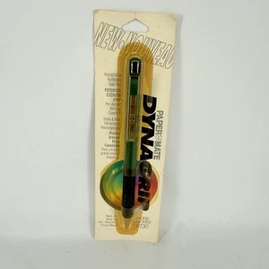 Papermate Dynagrip GREEN Body RT 30 Blue Medium Point Pen Vintage 1991 NOS - Picture 1 of 6