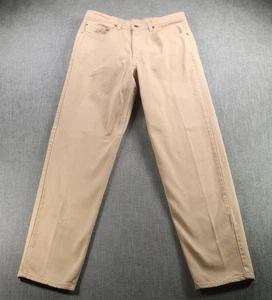 VINTAGE Levis Jeans Mens 34x34 Tan 550 Relaxed Fit Straight Denim Skater 90s - Picture 1 of 12