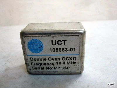 UCT 10 Mhz Double Oven OCXO crystal oscillator 108663-01 - Image 1 of 4