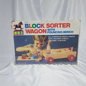NSI Block Sorter Wagon W/ Pounding Wagon COMPLETE - Picture 1 of 5
