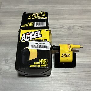 Accel Ignition Coil 140021; SuperCoil Yellow 42K V Coil Pack for 90-02 Chrysler