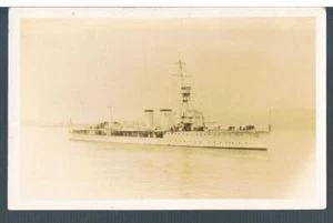 KANADISCHE RP POSTKARTE ERSTER WELTKRIEG LICHTKREUZER POSS CALYPSO ODER KAMBRIANISCHE KLASSE C1915 - Bild 1 von 2