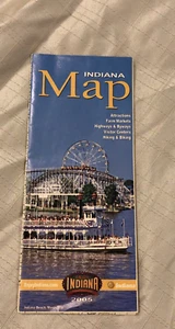 2005 Indiana Map Visitor's Guide Indiana Beach Monticello - Picture 1 of 4