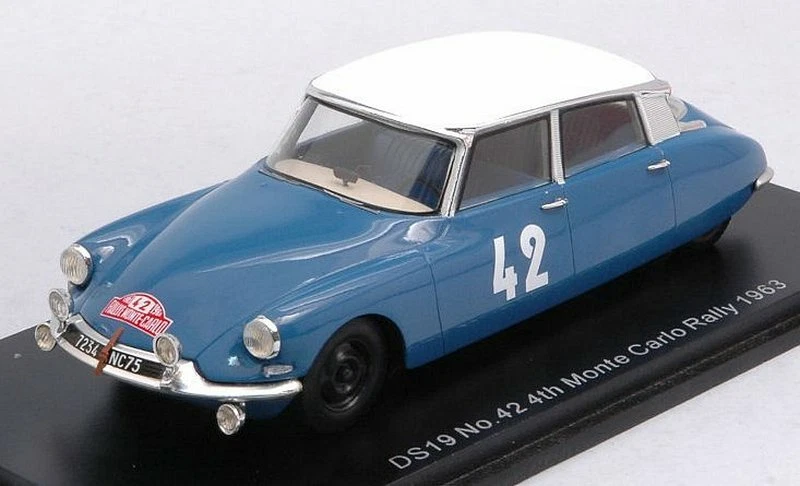 Citroen DS19 Rally Monte Carlo 1963 Bianchi-Ogier 1:43 SPARK S5532 - Immagine 1 di 1