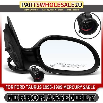 Правое зеркало заднего вида с подогревом гладкое для Ford Taurus Mercury Sable - Изображение 1 из 4