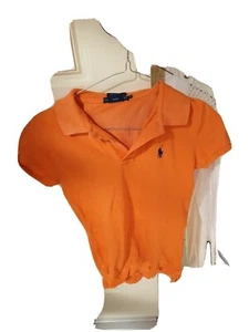 Ralph Laurent burnt orange Short Sleeve Polo Top - Size XS fits S Woman - Picture 1 of 4