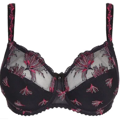 Prima Donna Women's Fireworks Balconette Bra Black Multi 34D NWT 162934 - Image 1 of 2