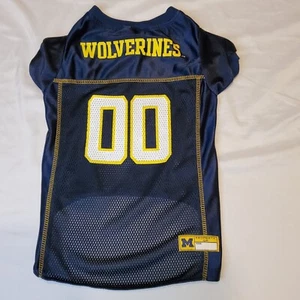 PETS FIRST NCAA MICHIGAN WOLVERINES MESH JERSEY FOR DOGS LARGE EUC - Picture 1 of 18