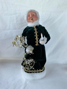 Byers Choice Navidad/Año Nuevo Mrs Claus Guirnalda y Vela Estrella Plateada y Dorada - Imagen 1 de 11