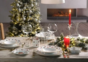 Servizio di piatti per 6 persone 18 pezzi porcellana , Dec. TOYS NATALE - Foto 1 di 6