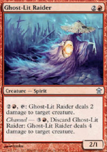 GHOST-LIT RAIDER Saviors of Kamigawa MTG Magic the Gathering Cards DJMagic - Image 1 of 1