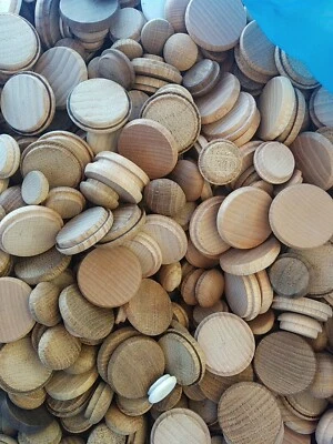 Holzkappen, Holzknöpfe, Abdeckkappen für Treppen und Möbel usw. - Bild 1 von 4