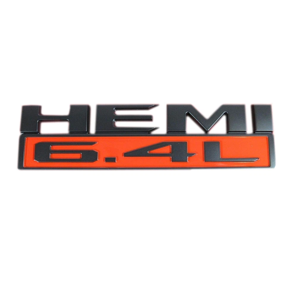 Placa de identificación emblema guardabarros original OEM Mopar 'Hemi 6,4 L' para Ram 2500 3500 Foto 1 de 1