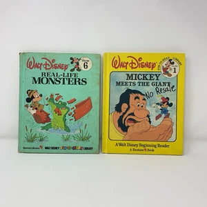 Mickey Meets the Giant Walt Disney Fun to Read Library Volumes 1 & 6 -Acceptable - Picture 1 of 19