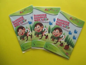 3 PACK:  Kiddo Books Learning Numbers With Color Count Ages 4+ - Picture 1 of 9