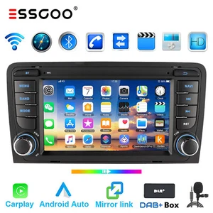 DAB+ Android 13 2+32GB Carplay Autoradio GPS Navi WIFI Für Audi A3 S3 RS3 8V 8P1 - Bild 1 von 16
