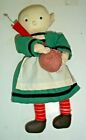 Vintage Becassine by Minerve Cloth 13" French Cloth Doll 1970's EXCELLENT