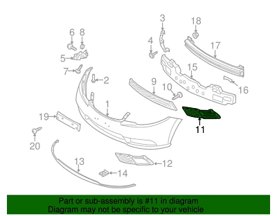 起亚原始设备制造商 2010 - 2013 Forte Hatchback 左挡板前盖 865631M000 全新 pk — 第 1/2 张图片